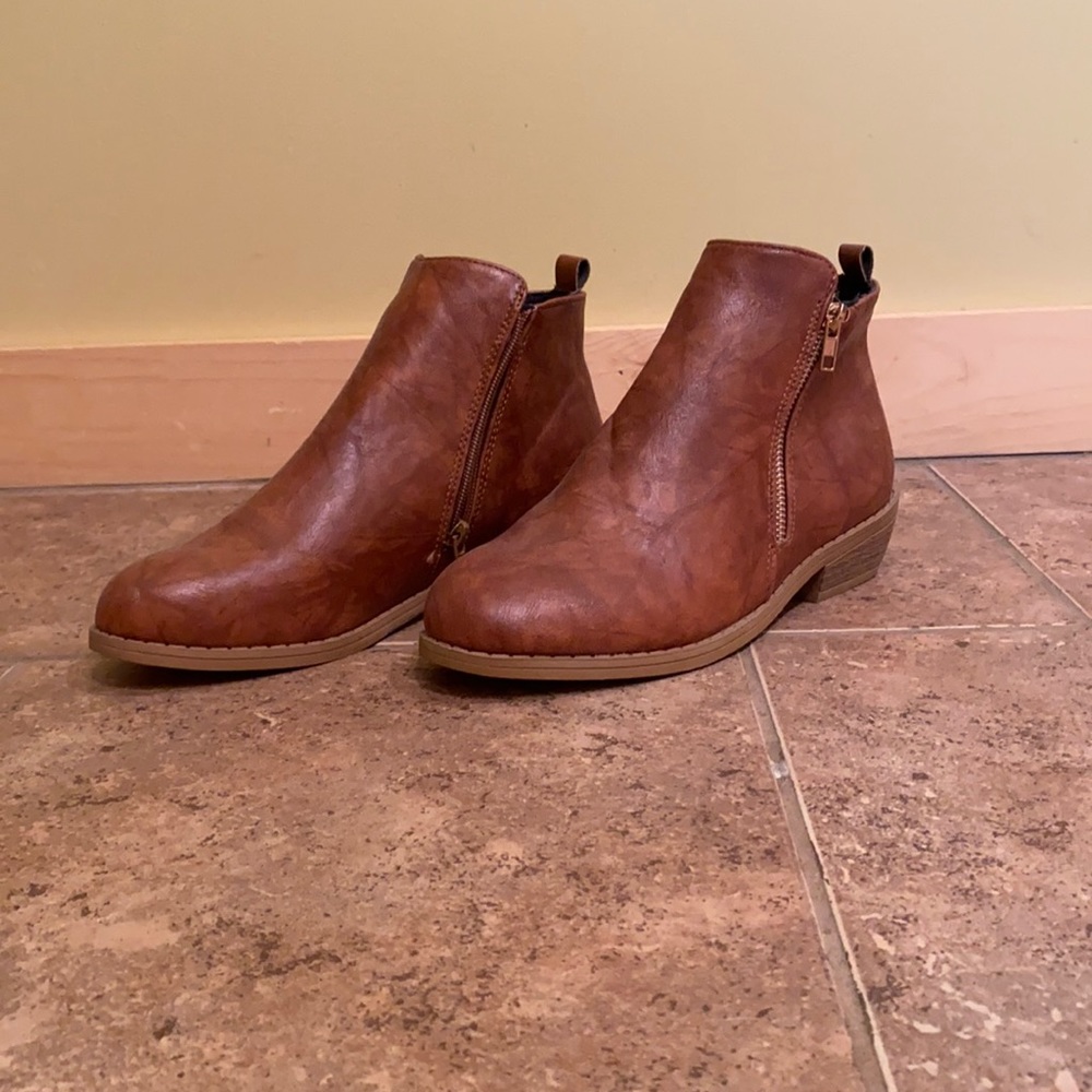 Brown Fall booties